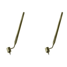 2X Schuine Fijne Lijn Verfpen, Label Detaillering Fijne Lijn Vloeistof Schrijver Verf Applicator Pen, voor Steenslag, Krasreparatie 1