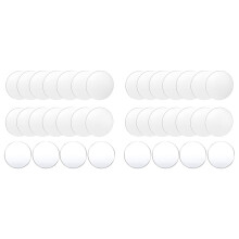 36 Pcs Clear Acrylic Disc 4 Inch Circle Acrylic Sheet Thick Circle Acrylic Rounds Blanks Acrylic Panel for DIY Crafts