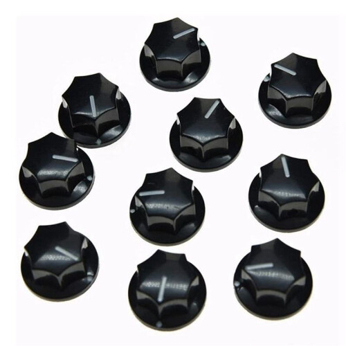 20Pcs Guitar Knobs Amplifier Amp Knob Bass Tone Volume Knobs for Guitarra Brass 1