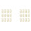 24 Pcs 3 Ring Book Rings Leaf Binders Office Book Rings Snap Split Hinged 20mm Inner Diameter Book Ring Gold 1
