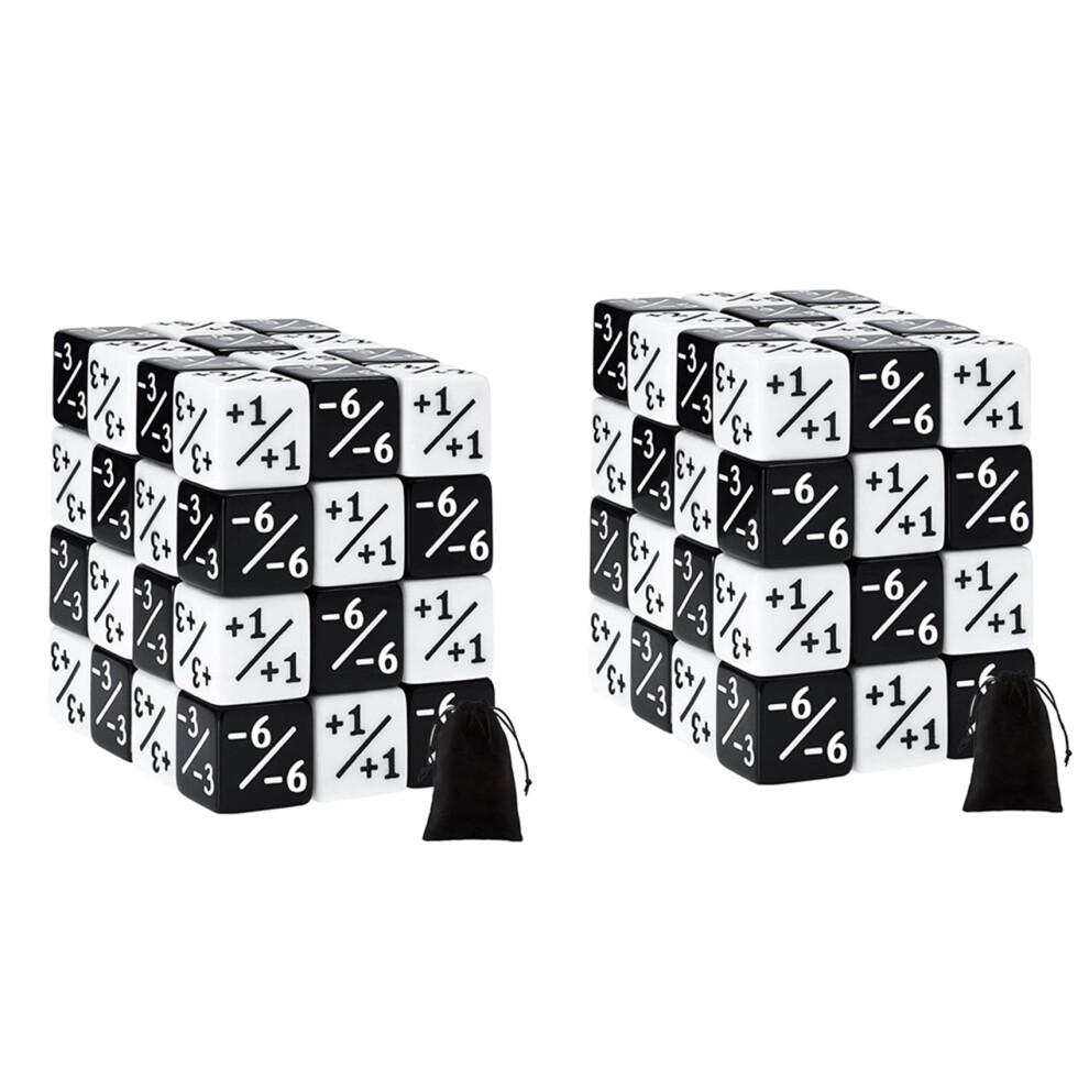 96 Pieces 16Mm Dice Counters Token Dice Loyalty Dice D6 Dice Square For ,Ccg,Card Gaming 6032206164143