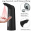 2X Black Automatic Soap Dispenser Touchless, Auto Liquid Soap Dispenser for Kitchen Bathroom 400Ml 2