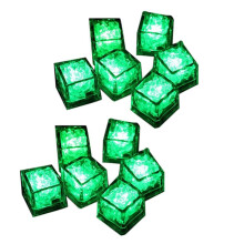 12PCS Waterproof LED Ice- Flashing Glow in the Dark Light for Bar Club Drinking Party Decoration E