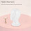 Female Foam Mannequin  Model Hat Wig Display Stand Rack white 6