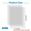 50PCS Acetate Sheets Clear Acetate Sheets Plastic Heat Resistant, 4.3x6.3inchBlank Mylar Stencil Sheets Template Plastic 6