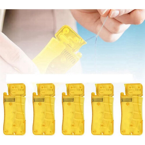 Easy to Use Needle Threaders Tool Self-Thread Guide DIY Apparel Plastic Sewing Accessories Threader for Hand Stitching 1