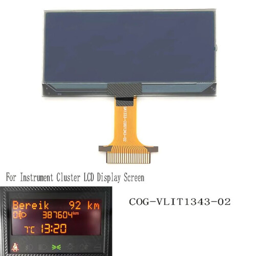 Dashboard LCD Display Screen for  Ducato 3rd-Gen  Ducato Instrument Cluster LCD Display Screen COG-VLIT1343-02 2