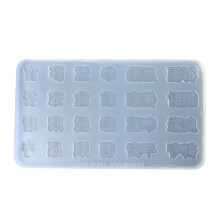 Fondantformen mit chinesischem Schriftzeichen-Motiv,-B