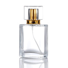 Nachfüllbare Parfüm-Sprühflasche aus Glas Gold 50 ml