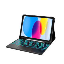 Schwarze Tastaturhülle mit Touchpad für iPad 9.7/Pro 9.7/Air 2
