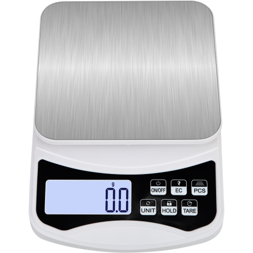 Digitale Küchenwaage 5 kg / 0,1 g White