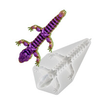 Chinese Dragon Candle Mold Epoxy Resin Mold-four legged dragon