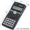 Calculadora científica de alta precisão, com 401 funções e visor LCD de 2 linhas para cálculos com números complexos, notação de engenharia e 6