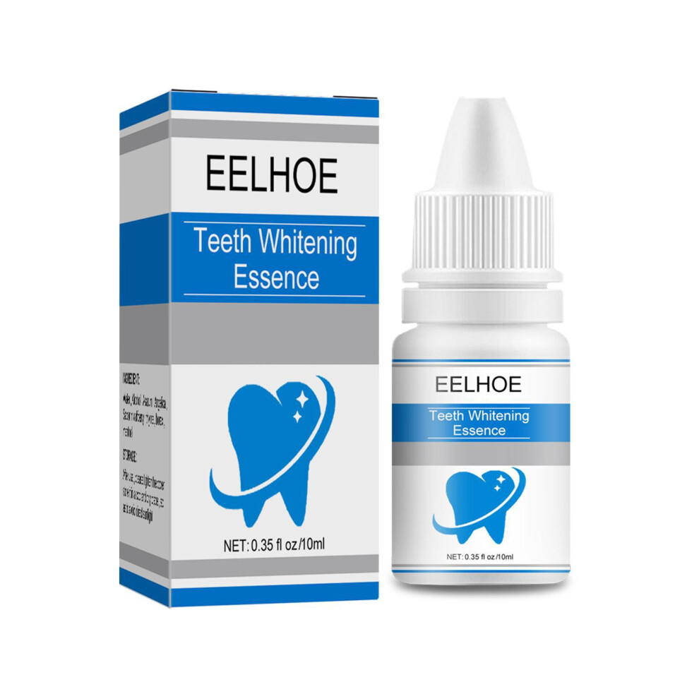 (10ml) Teeth Essence Whitening, Brightening, Deodorizing Care Solution, Removes Plaque, Smoke Stains, Oral Braces Cleaning