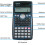 Calculadora científica de alta precisão, com 401 funções e visor LCD de 2 linhas para cálculos com números complexos, notação de engenharia e 4
