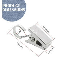 Decorative Clip For Outdoor Indoor Use, High Quality Rustproof Steel Curtain Clip, Extendable Length String Light Hangers, Durable And Long Lasting