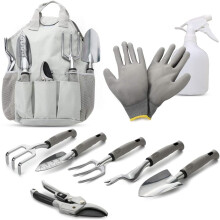 Stainless Steel Gardening Hand Tools, Die-Cast Aluminum Tools For Anti-Rust And Wear-Resistant Performance, Heavy Duty Gardening Tool Set With