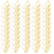 Pack of 100 Guitar Pendants Necklace Pendant Handmade-KC Gold
