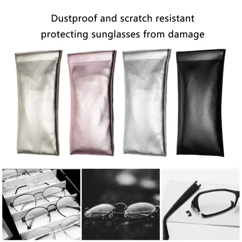 Soft Waterproof Designs Eyewear Pouch Home Accessory for-Black 2