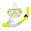 Σετ snorkel με στεγνή οροφή και βαλβίδα καθαρισμού μίας κατεύθυνσης, μάσκα snorkeling με 2