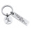 Breloc „Drive safe” din oțel inoxidabil Argintiu 1-pack 1