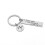 Breloc „Drive safe” din oțel inoxidabil Argintiu 1-pack 5