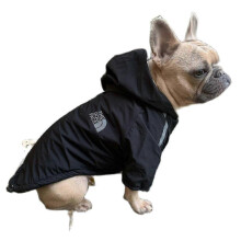 Warmer, wasserdichter und reflektierender Baumwollmantel mit Kapuze für kleine Hunde und Katzen – Winterbekleidung