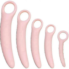 Beckenbodentrainingsset – 5 Silikon-Dilatoren für Frauen