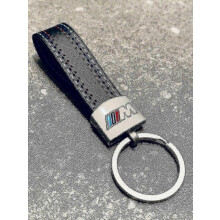 Llavero de cuero genuino BMW M Sport M Power Metal OEM