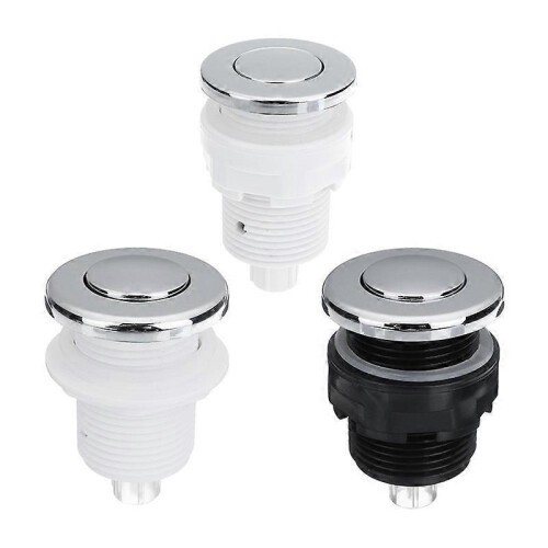 Pneumatic Switch On Off Push Air Switch Button 28mm/32mm/34mm For Bathtub Spa Waste Garbage Disposal Whirlpool Switch 2
