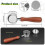 Filterholder 51 mm til Dedica EC680/EC685 kaffemaskine, bundløs filterholder med filterkurve 3
