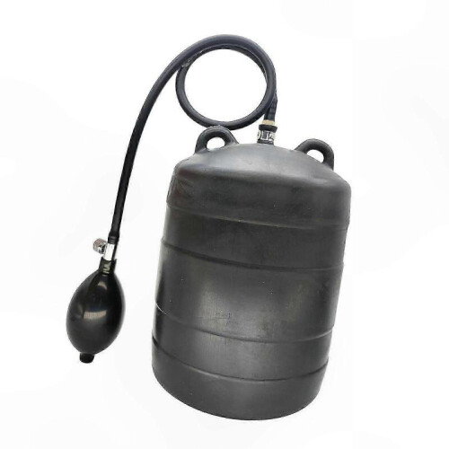 Professionele opblaasbare riooltestplug met handpomp en rubberen bal voor efficiënt gebruik. 2