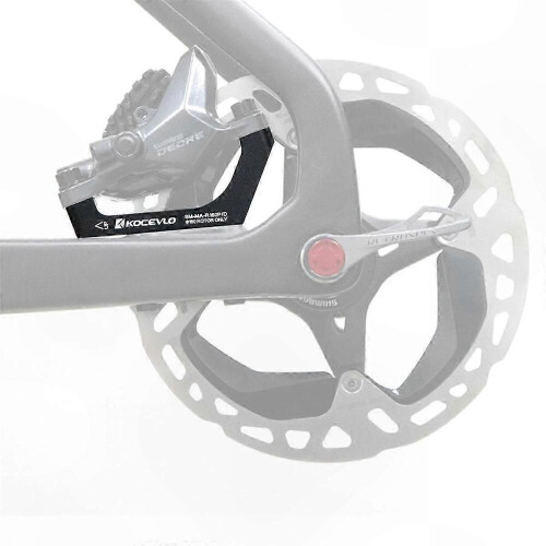Flat-Mount to Post-Mount Adapter for 160mm Rotor Road Disc Brake Conversion Kit 2