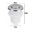 Pneumatic Switch On Off Push Air Switch Button 28mm/32mm/34mm For Bathtub Spa Waste Garbage Disposal Whirlpool Switch 4