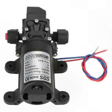 Compact 12V DC Self-Priming Pump for High-Pressure Water Applications in Automotive, RV, Marine, and Irrigation Use