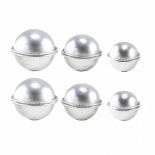 Set van 6 ronde badbomvormen voor doe-het-zelf knutselprojecten