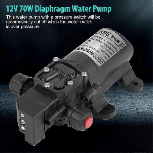 Συμπαγής αντλία αυτόματης αναρρόφησης 12V DC για εφαρμογές νερού υψηλής πίεση 2