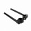 2pcs CNC Aluminum Elevated Clip-On Handlebar for Motorcycle Fork 5