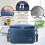 Faltbare Kühltasche, kleine Kühltasche (Marineblau) 4