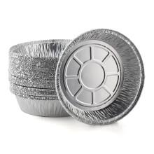 Hochwertige Einweg-Kuchenformen aus Aluminium (6,8 Zoll); Runde Backformen aus Folie für köstliche Kuchen, knusprigen Kuchenboden oder lecke