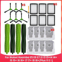 Ersatzteile für Saugroboter der Serien E5, E6, E7, I2, I3, I3+, I4, I4+, I5, I5+, I6, I6+, I7, I7+, I8, I8+/Plus, I1 und EIJ