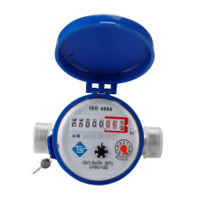 Wasserzähler 15 mm 1/2 Zoll Hochpräziser, einfacher Einbau Wasserdurchflussmesser