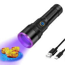 UV-Fälschungserkennung, 365 nm violettes Licht, Hochleistungs-UV-Taschenlampe