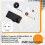 Light Bulb Detector 150MHz EMP Generator Electromagnetic Pulse Generator Transmitter with Charger EU Plug 6