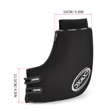 Warm Heated Bike Mittens - Secure Fastener Reflective for Night