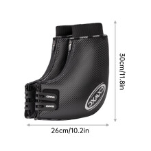 Extended Wrist Handlebar Mittens - Thermal SBR Material for Winter Rides