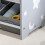 ZONEKIZ ZONEKIZ Storage Unit w/ 9 Removable Storage Baskets for Nursery Playroom - Grey 9