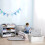 ZONEKIZ ZONEKIZ Storage Unit w/ 9 Removable Storage Baskets for Nursery Playroom - Grey 8