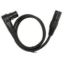 Self Locking Connectors Balanced XLR Cable Metal Shielded Types High Strength Zinc Alloy Housing Gold Plated Contact Points Professional Audio Cable