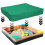 Protective Green Sandbox Canopy 150x150cm with Pull Cord Design 4